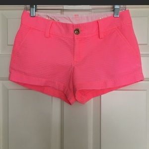 Lilly Pulitzer Pink Walsh Shorts Size 2